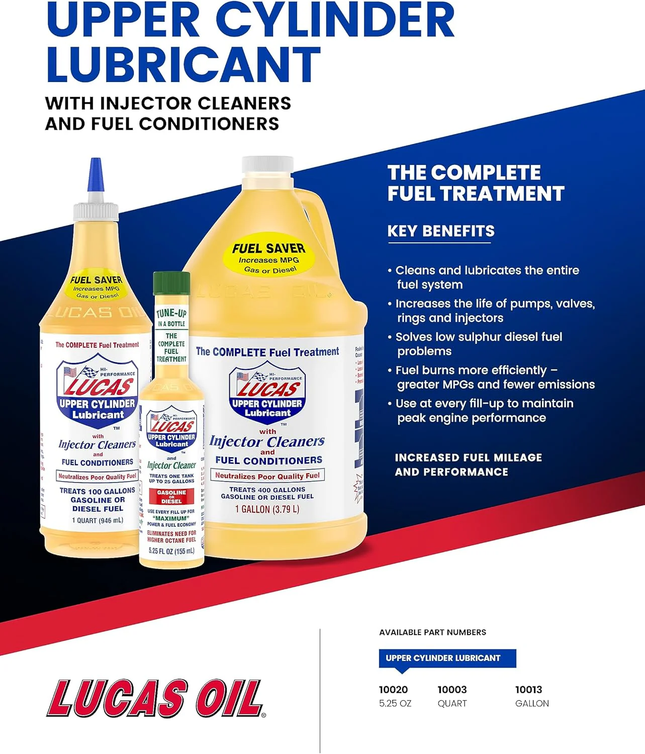 Lucas Oil 10013 Fuel Treatment - 1 Gallon (Pack of 4) 1 Gallon 4 - Image 5