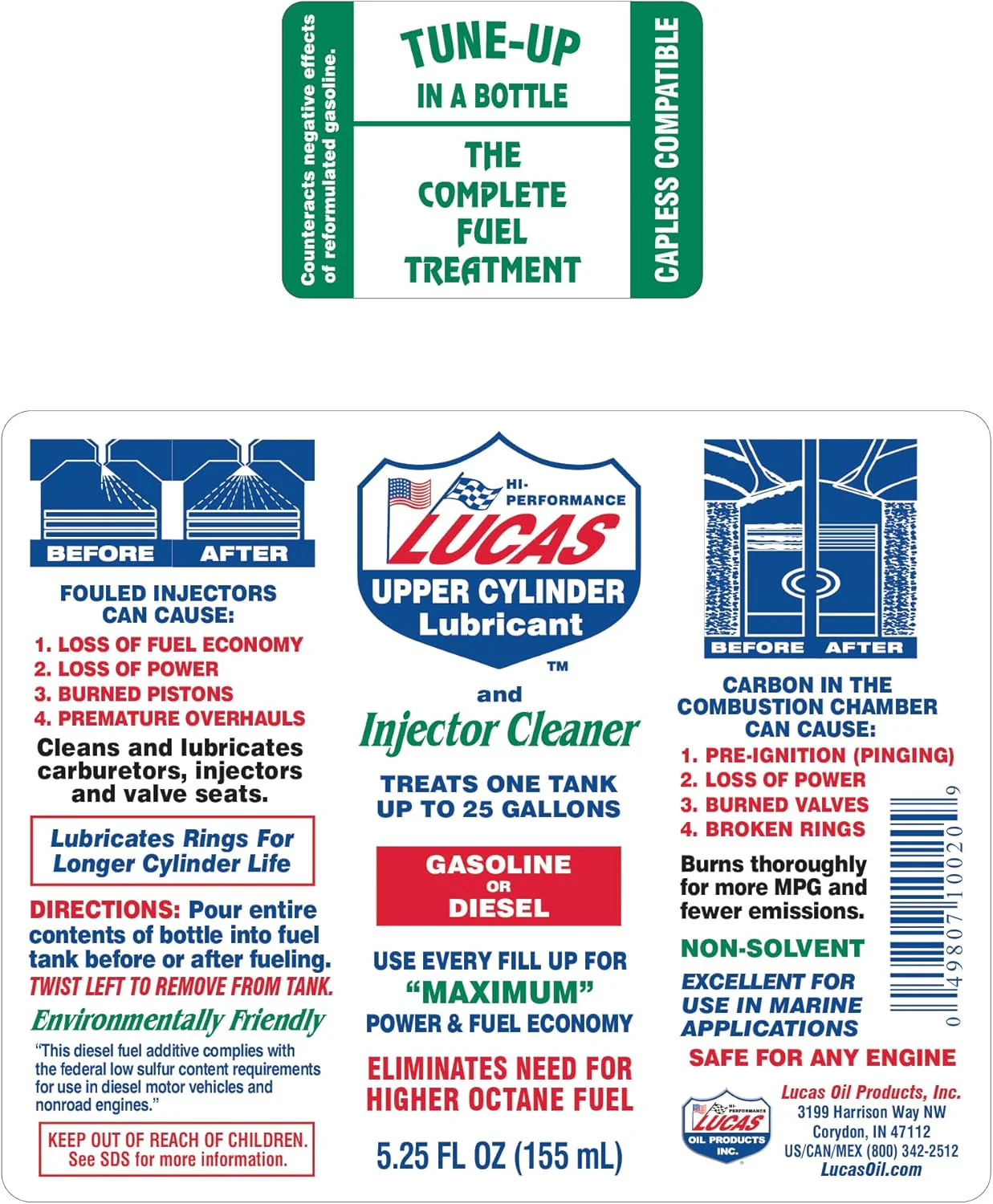 Lucas Oil 10020-PK24 Fuel Treatment - 5.25 Ounce (Pack of 24) - Image 7