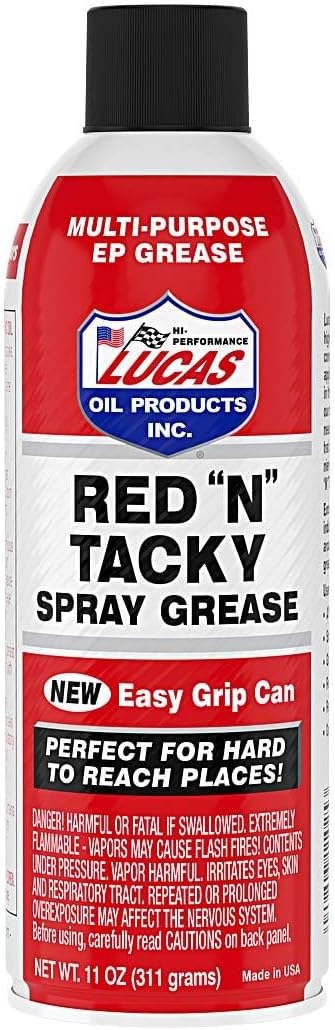 Lucas Oil 10025 Red N Tacky Aerosol Spray, 11 Ounce (Pack of 4) - Image 4