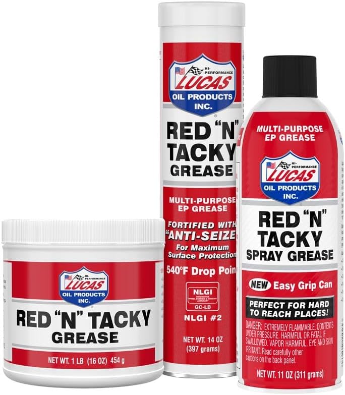 Lucas Oil 10025 Red N Tacky Aerosol Spray, 11 Ounce (Pack of 4) - Image 5