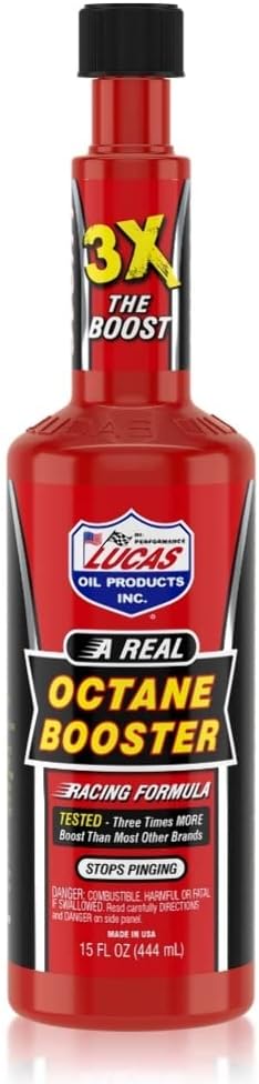 Lucas Oil 10026 15 oz. Bottle Octane Booster Fuel Treatment Fluid (Pack of 12) - Image 2
