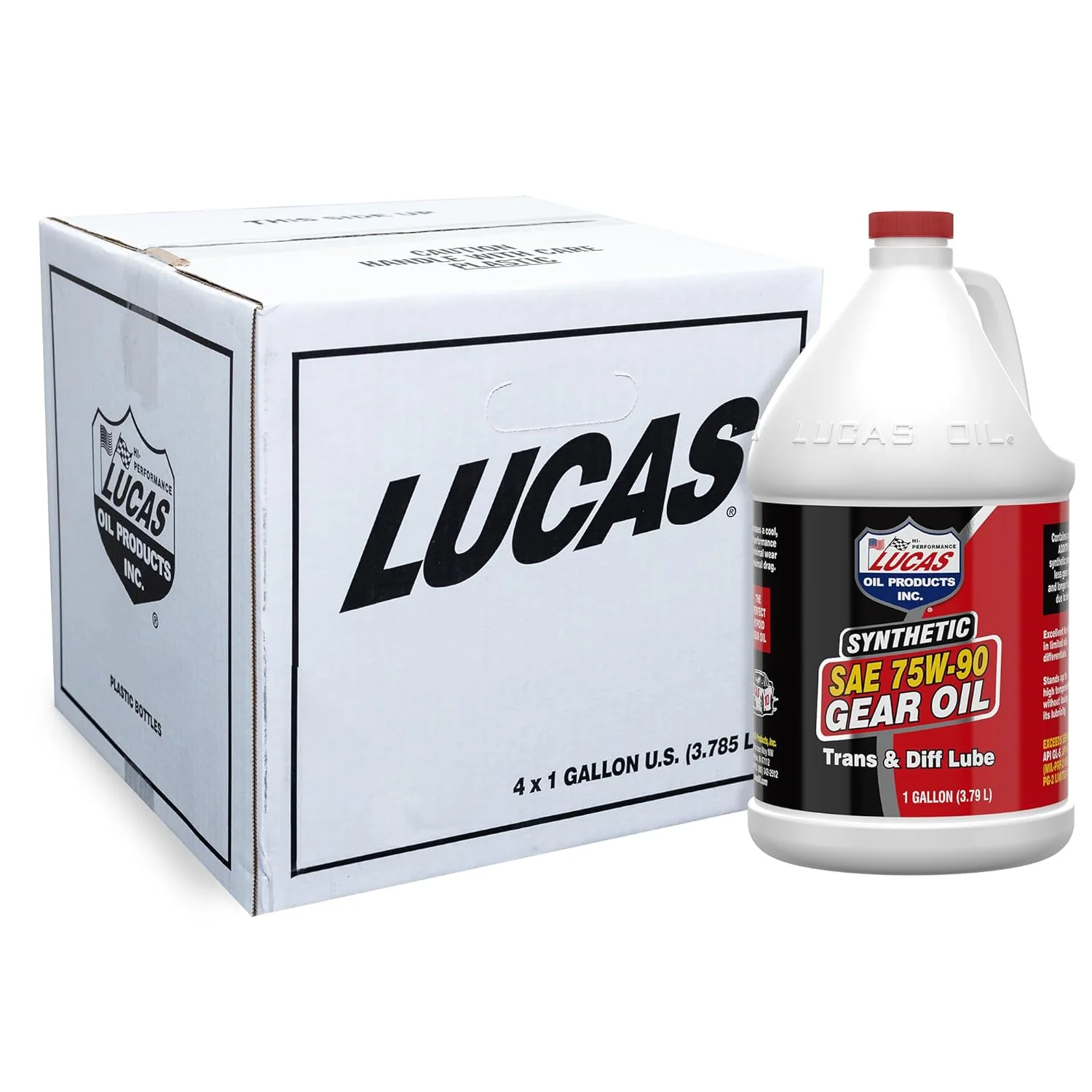 Lucas Oil 10048-PK4 75W90 Synthetic Gear Oil - 1 Gallon Jug, Pack of 4 - Image 6