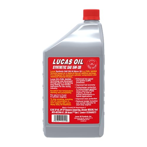 Lucas Oil 10049 SAE 5W-30 Synthetic Motor Oil - , 1 Quart (32 Ounces) - Image 2