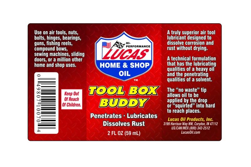 Lucas Oil 10070 Tool Box Buddy, 2 Ounce (Pack of 18) - Image 2
