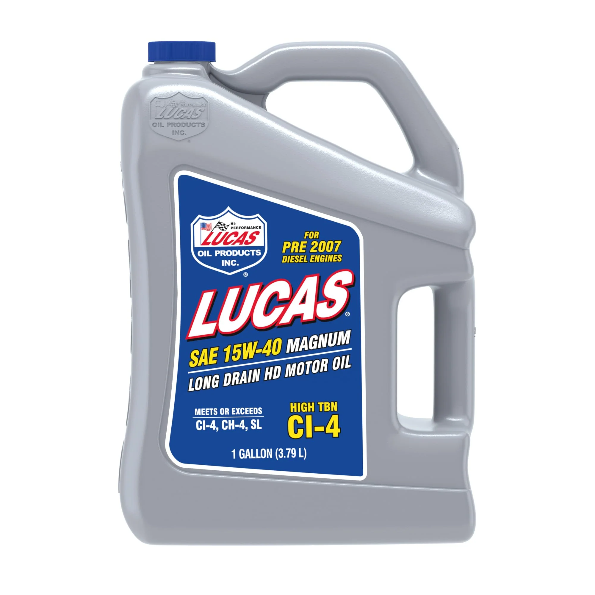 Lucas Oil 10076 SAE 15W-40 Magnum High TBN CI-4 Oil, 1 Gallon