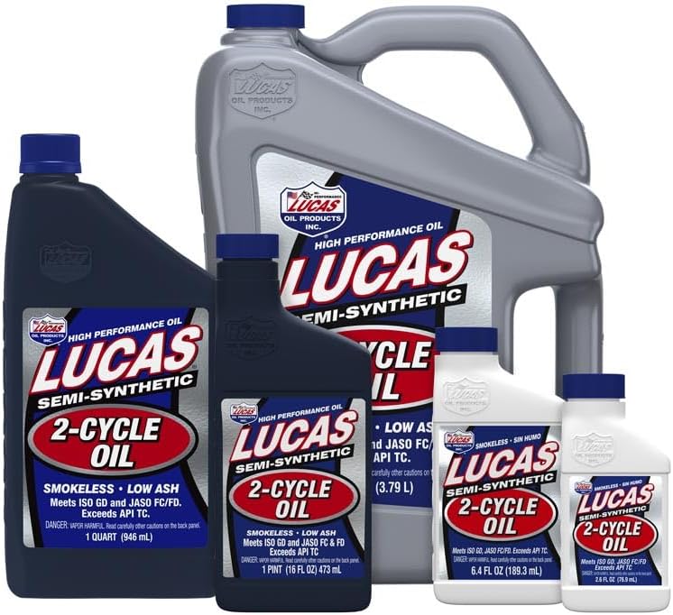 Lucas Oil 10110 Semi-Synthetic 2-Cycle Oil, 1 Quart (Pack of 6) - Image 4