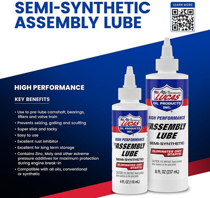 Lucas Oil 10152 High Performance Semi-Synthetic Assembly Lube, 4 Ounce (Pack of 12) - Image 3