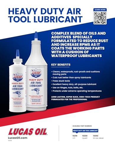 Lucas Oil 10200 Air Tool Lubricant - 1 Quart - Image 3