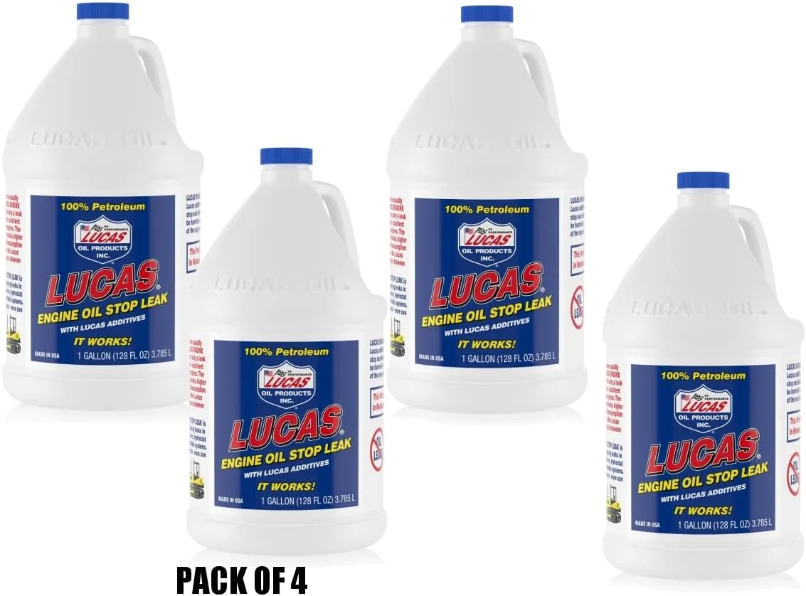 Lucas Oil 10279 Engine Oil Stop Leak - 1 Gallon (Pack of 4) - Image 4