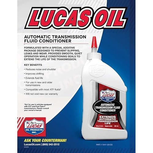 Lucas Oil 10441 Automatic Transmission Fluid Conditioner - 20 Ounce - Image 3