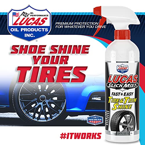Lucas Oil 10513 Slick Mist Tire and Trim Shine - 24 Ounce - Image 3