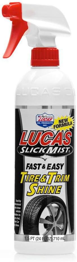 Lucas Oil 10513 Slick Mist Tire and Trim Shine - 24 Ounce (Pack of 6) - Image 2