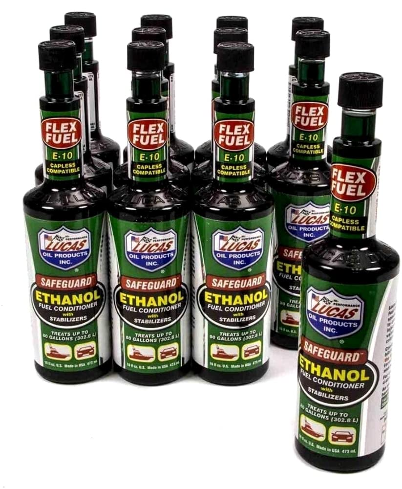 Lucas Oil 10576-12PK Safeguard Ethanol Fuel Conditioner, 16 oz. (Case of 12)