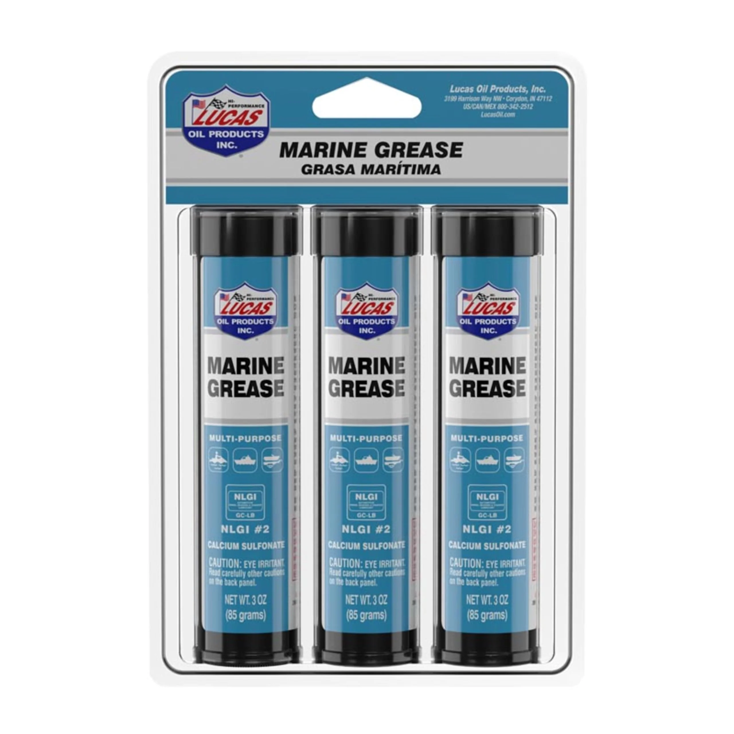 Lucas Oil 10682 Marine Grease 3 Ounce Combo Pack (Pack of 3)