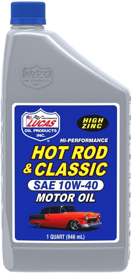 Lucas Oil 10688 Hot Rod & Classic Car SAE 10W-40 Motor Oil, 1 Quart (Pack of 6) - Image 2