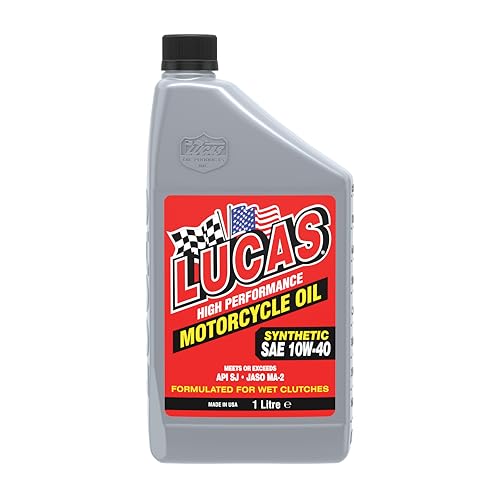 Lucas Oil 10793 Synthetic SAE 10W-40 Motorcycle Oil Ma2, 32. Fluidounces, 1 Quart, 1 Pack - Image 2