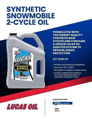 Lucas Oil 10847 Snowmobile Oil - 1 Gallon - Image 6