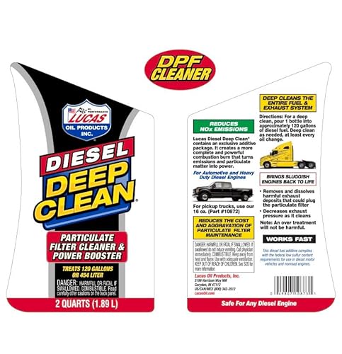 Lucas Oil 10873 Diesel Deep Clean, 64 oz. - Image 2