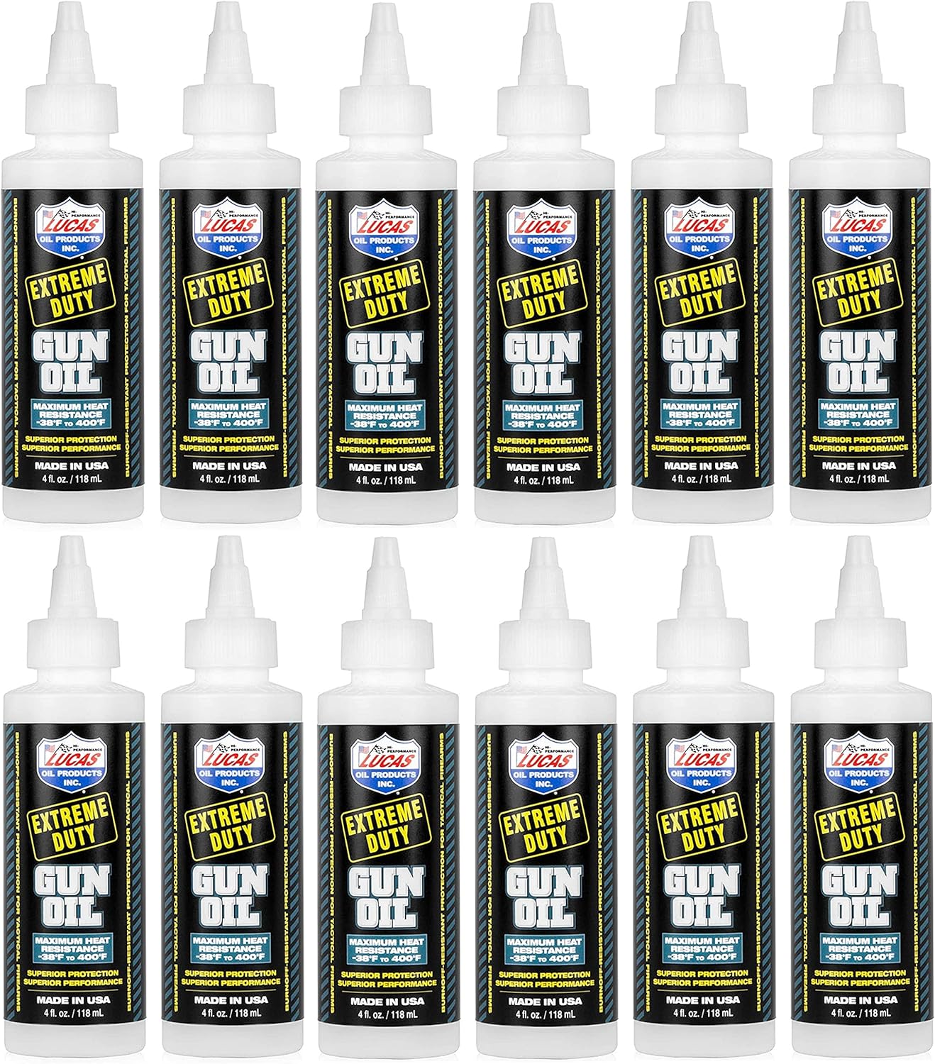 Lucas Oil 10877 Extreme Duty Gun Oil - 4 Ounces (Pack of 12) - Image 2