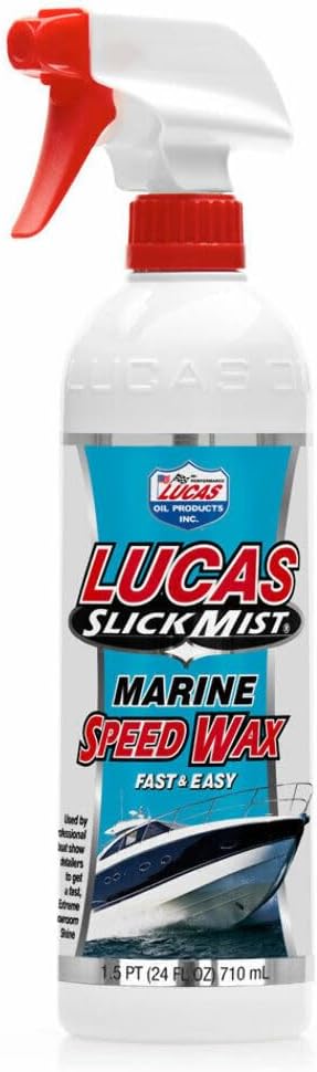 Lucas Oil 10980 Slick Mist Marine Speed Wax, 24 Oz Pack of 1 - Image 3
