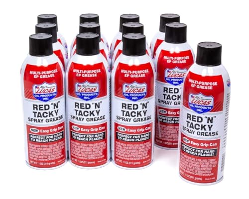 Lucas Oil 11025 Red "N" Tacky Easy Grip Aerosol Spray - 11 Ounce - Image 3