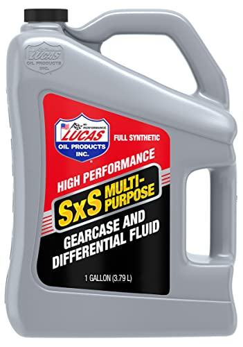Lucas Oil 11225 Synthetic SXS Milto-Purpose Gearcase & Differential Fluid, 1 Gallon (Pack of 1)