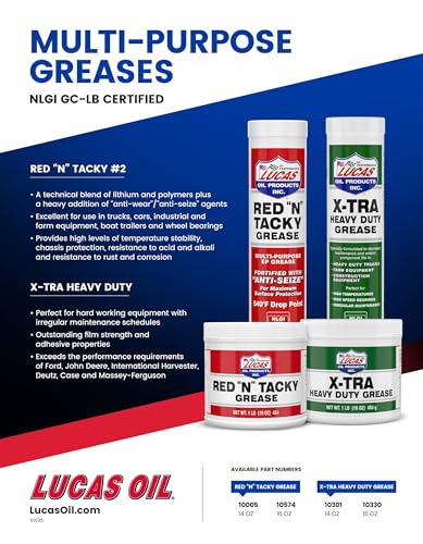 Lucas Oil 14.5 Ounce 10301 Heavy Duty Grease, 14.5 oz,Green - Image 4