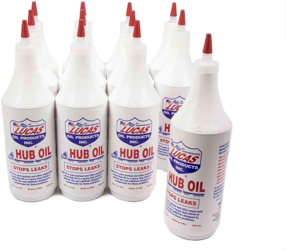 Lucas Oil Products Gear Oil, Hub Oil, Stop-Leak, 250WT, 1 Quart Bottle (Pack of 12) - Image 2
