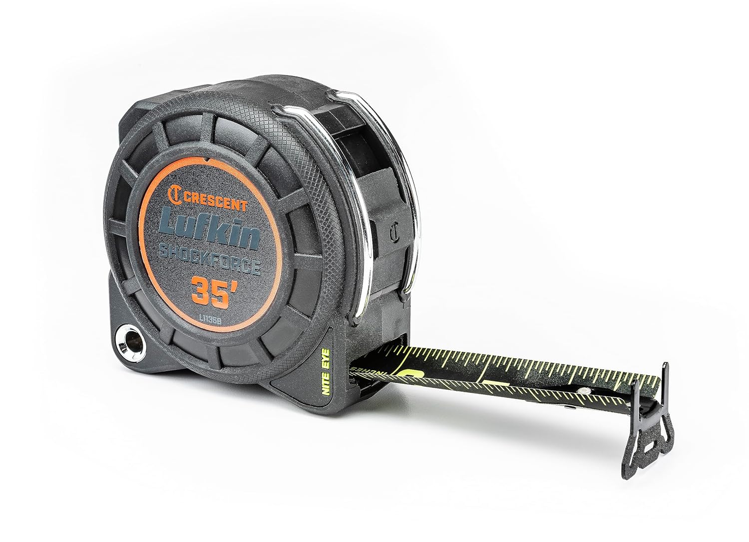 Crescent Lufkin 1-3/16" x 35' Shockforce Nite Eye G1 Dual Sided Tape Measure