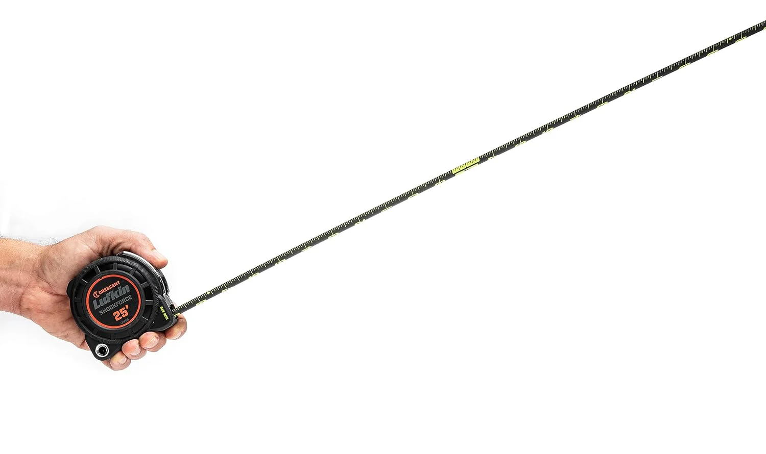 Crescent Lufkin 1-3/16" x 35' Shockforce Nite Eye G1 Dual Sided Tape Measure - Image 6