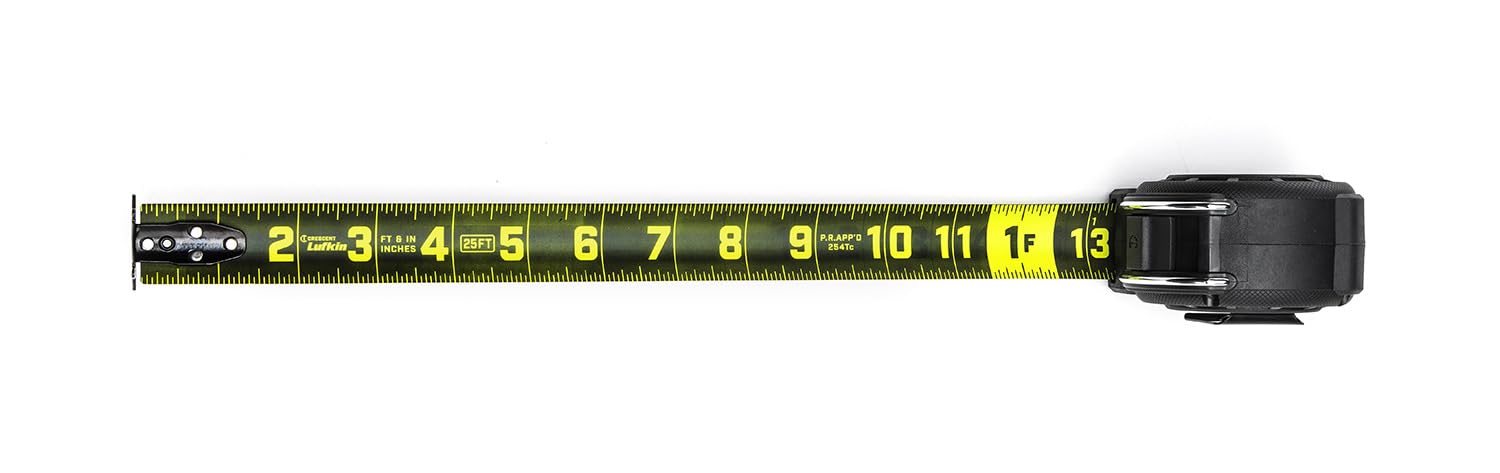Crescent Lufkin 1-3/16" x 35' Shockforce Nite Eye G1 Dual Sided Tape Measure - Image 7