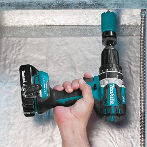 Makita 18V LXT Lithium‑Ion Compact Brushless Cordless 1/2" Hammer Driver‑Drill - Image 6