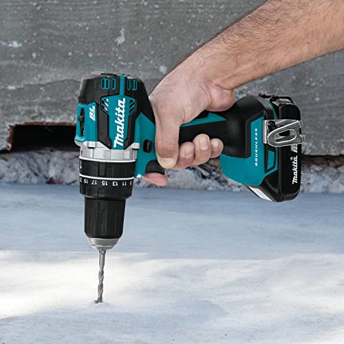 Makita 18V LXT Lithium‑Ion Compact Brushless Cordless 1/2" Hammer Driver‑Drill - Image 7
