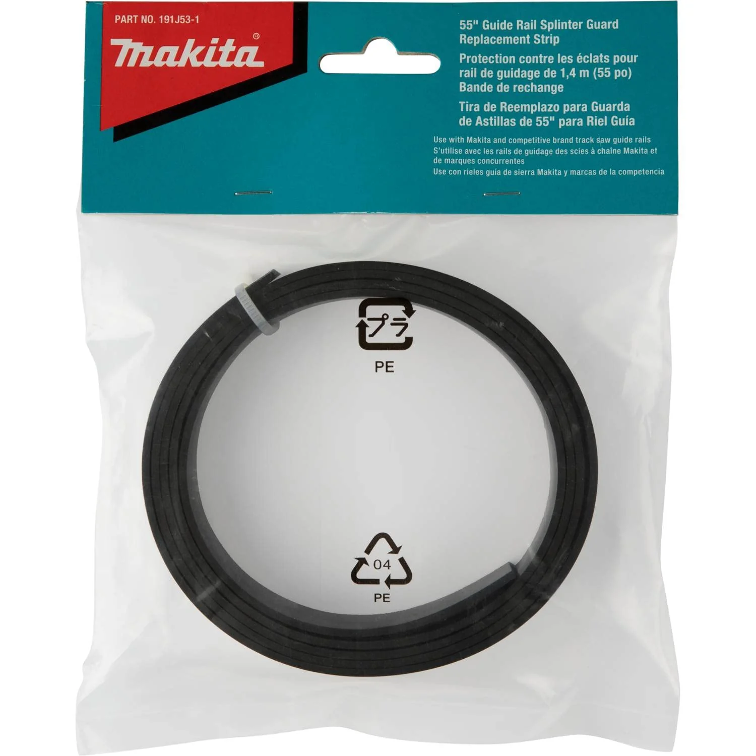 Makita (191J53-1) 55" Guide Rail Splinter Guard Replacement Strip - Image 4