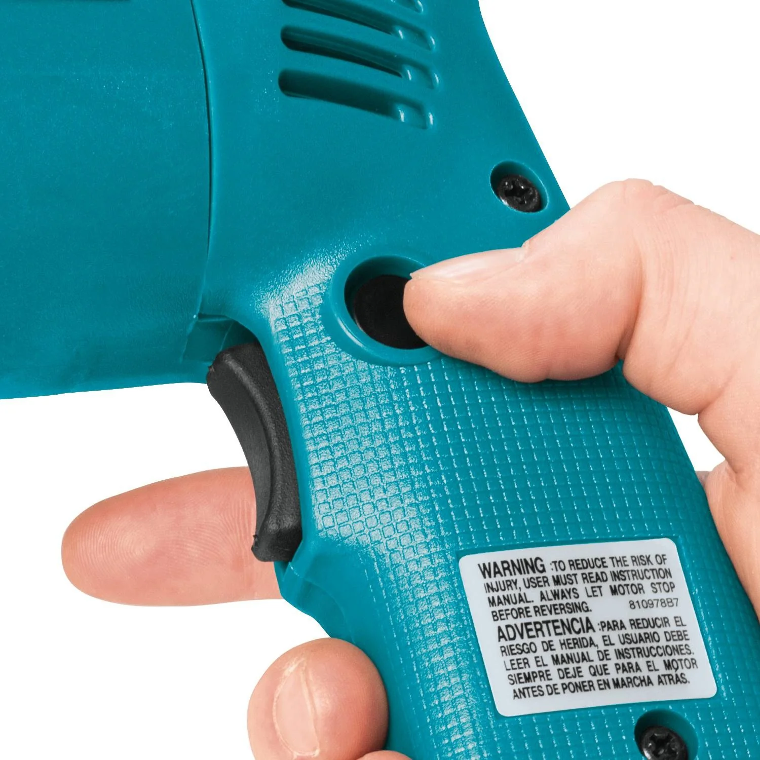 Makita 6302H - 1/2" Drill, 6.5 AMP, 0-550 RPM, metal housing, var. spd., reversible - Image 3