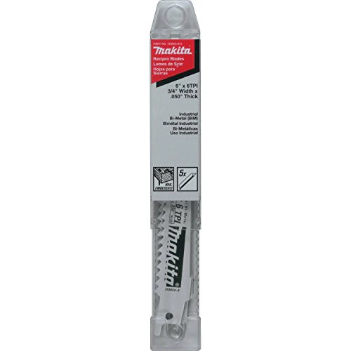 Makita 723054-A-5 6-Inch by 3/4-Inch 6-TPI Wood Cutting Blade, 5-Pack - Image 3