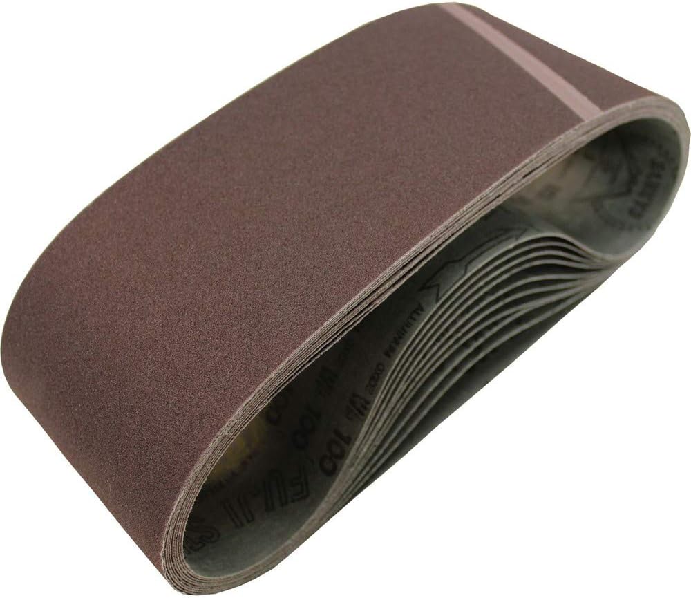 Makita 742325-3 4-Inch x 24-Inch Abrasive Sanding Belt, 150 Grit (10/Pk) - Image 2