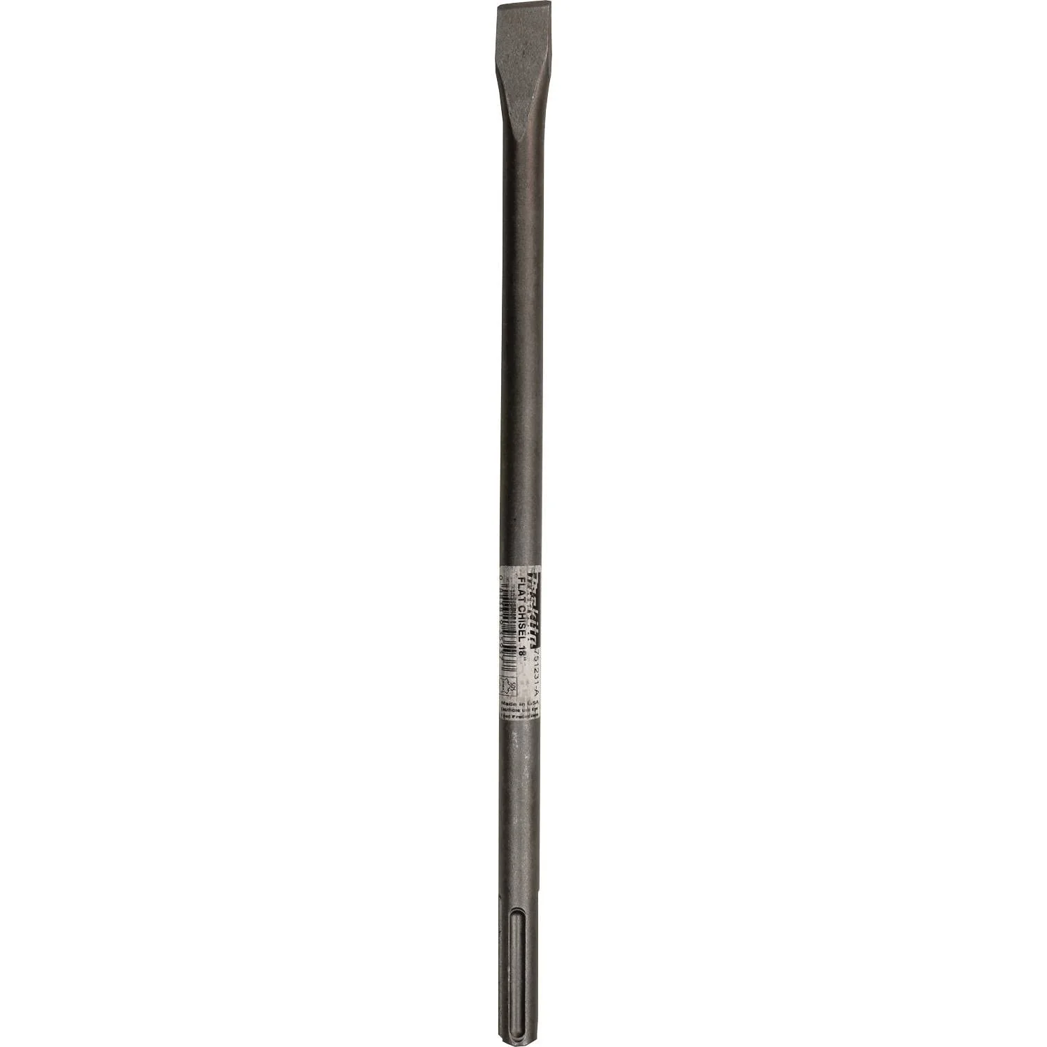 Makita 751231-A 18-Inch Flat Chisel , Black
