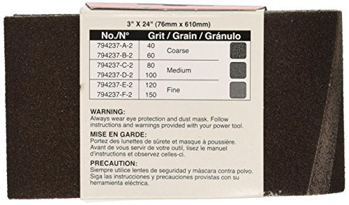 Makita 794237-E-2 Sanding Belt #120, 3-Inch by 24-Inch, 2-Pack - Image 2