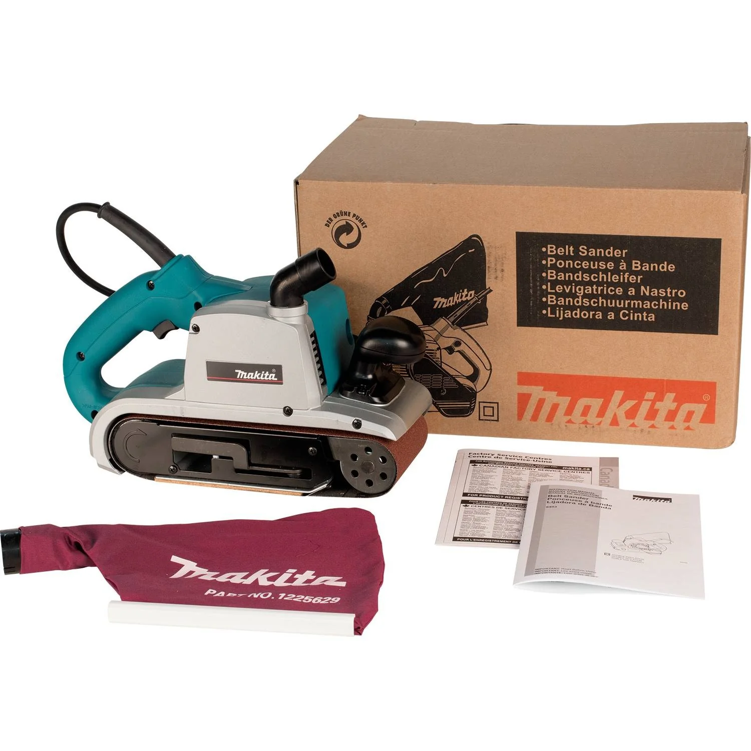 Makita 4" x 24" Belt Sander, 11 AMP - Image 4