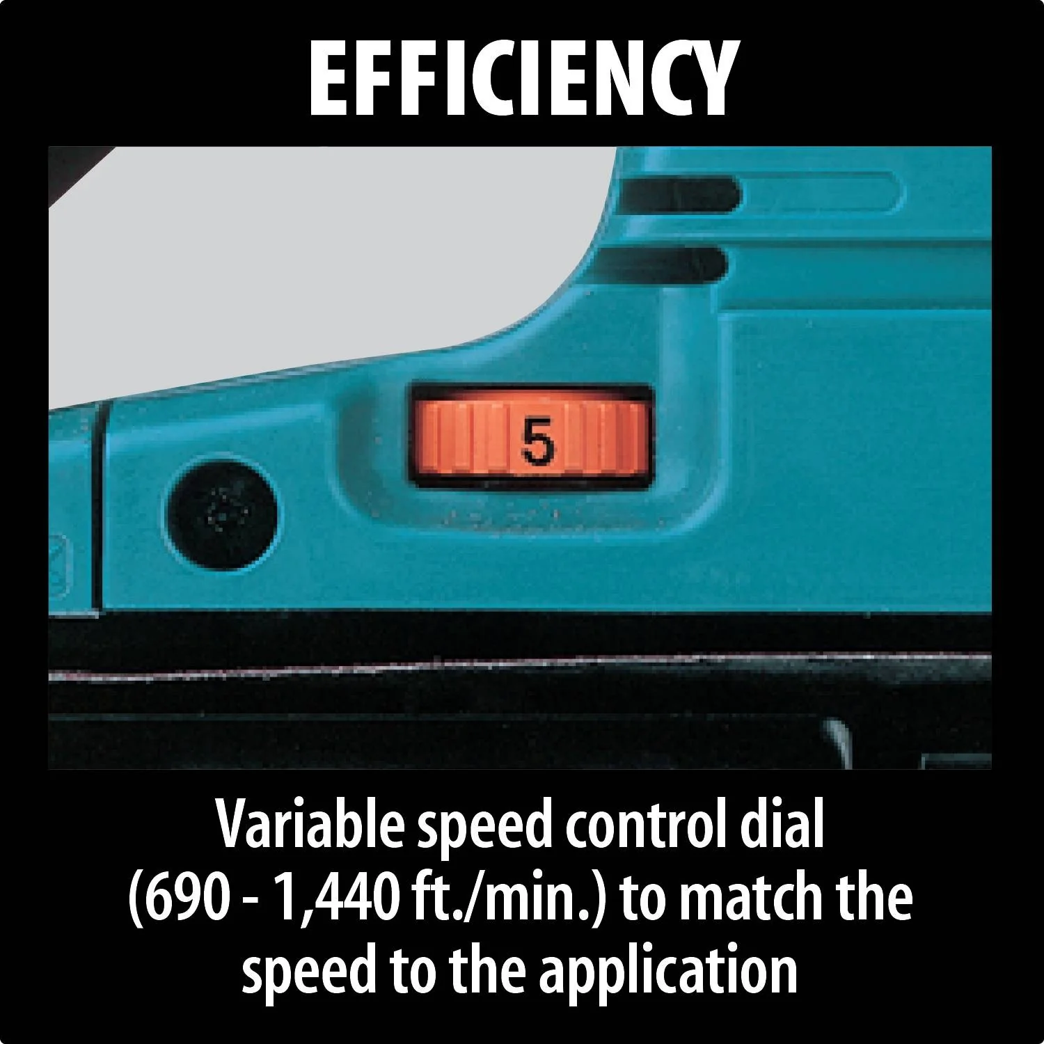 Makita 3" x 24" Belt Sander, 8.8 AMP, var. spd.
