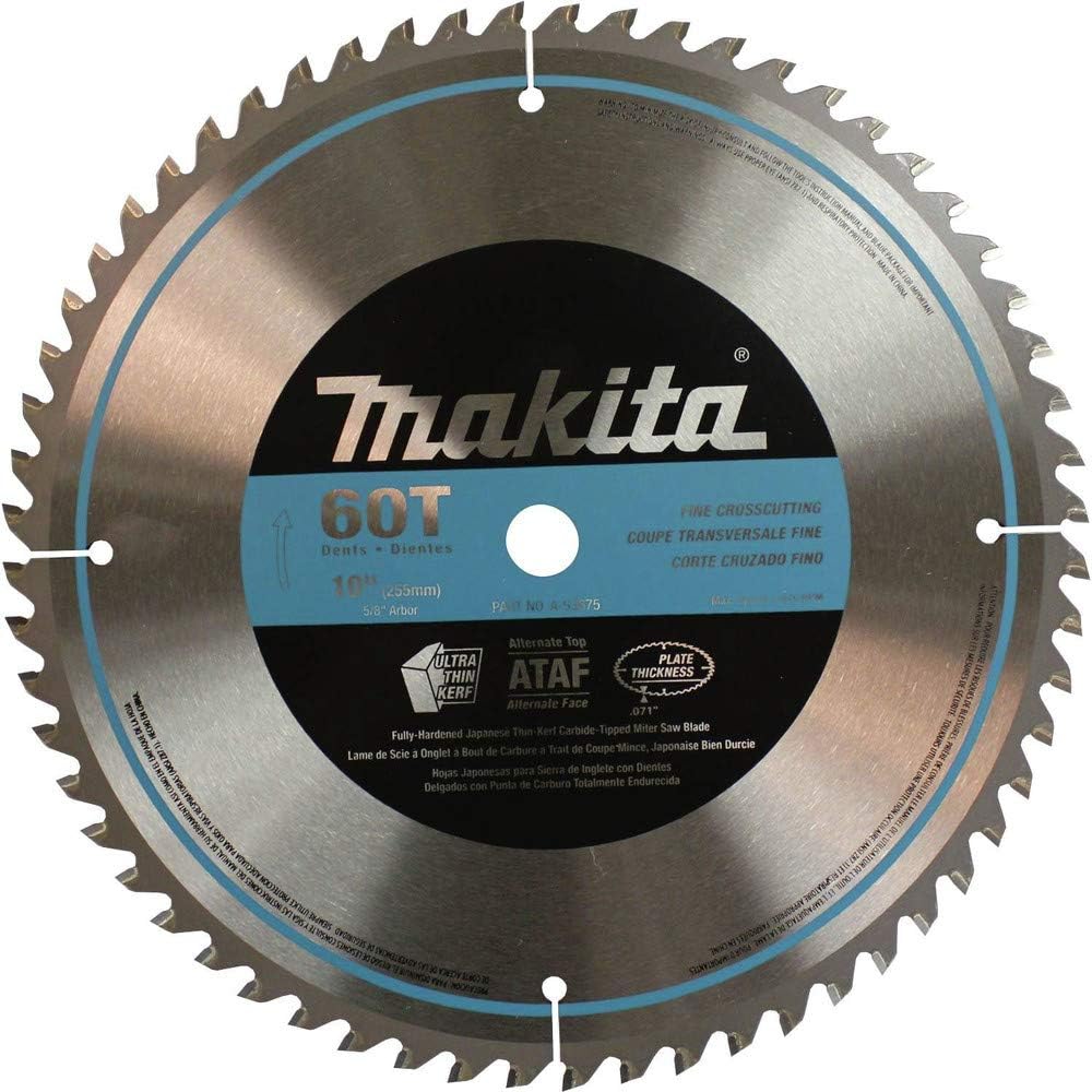 Makita A-93675 10-Inch 60 Tooth Micro Polished Mitersaw Blade, Silver - Image 2