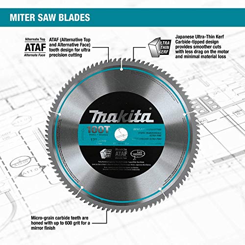 Makita A-93728 12-Inch 80 Tooth Micro Polished Mitersaw Blade - Image 2
