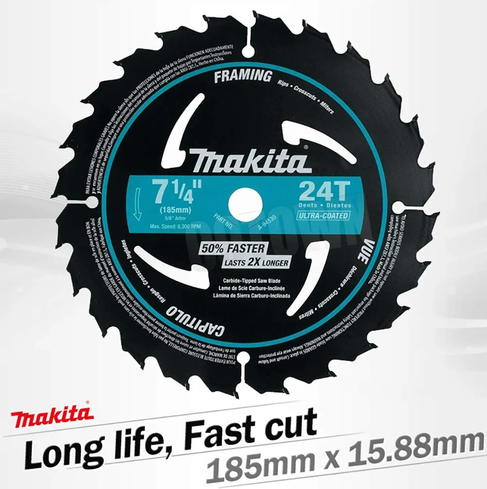 Makita A-94530 7-1/4-inch Black Framing Blade - Image 3