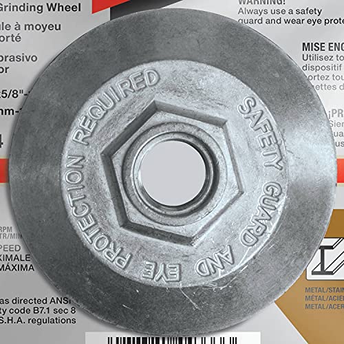 Makita A-95990-5 5" x 1/4" x 5/8-11" Hubbed INOX Grinding Wheel, 36 Grit, 5/pk - Image 2