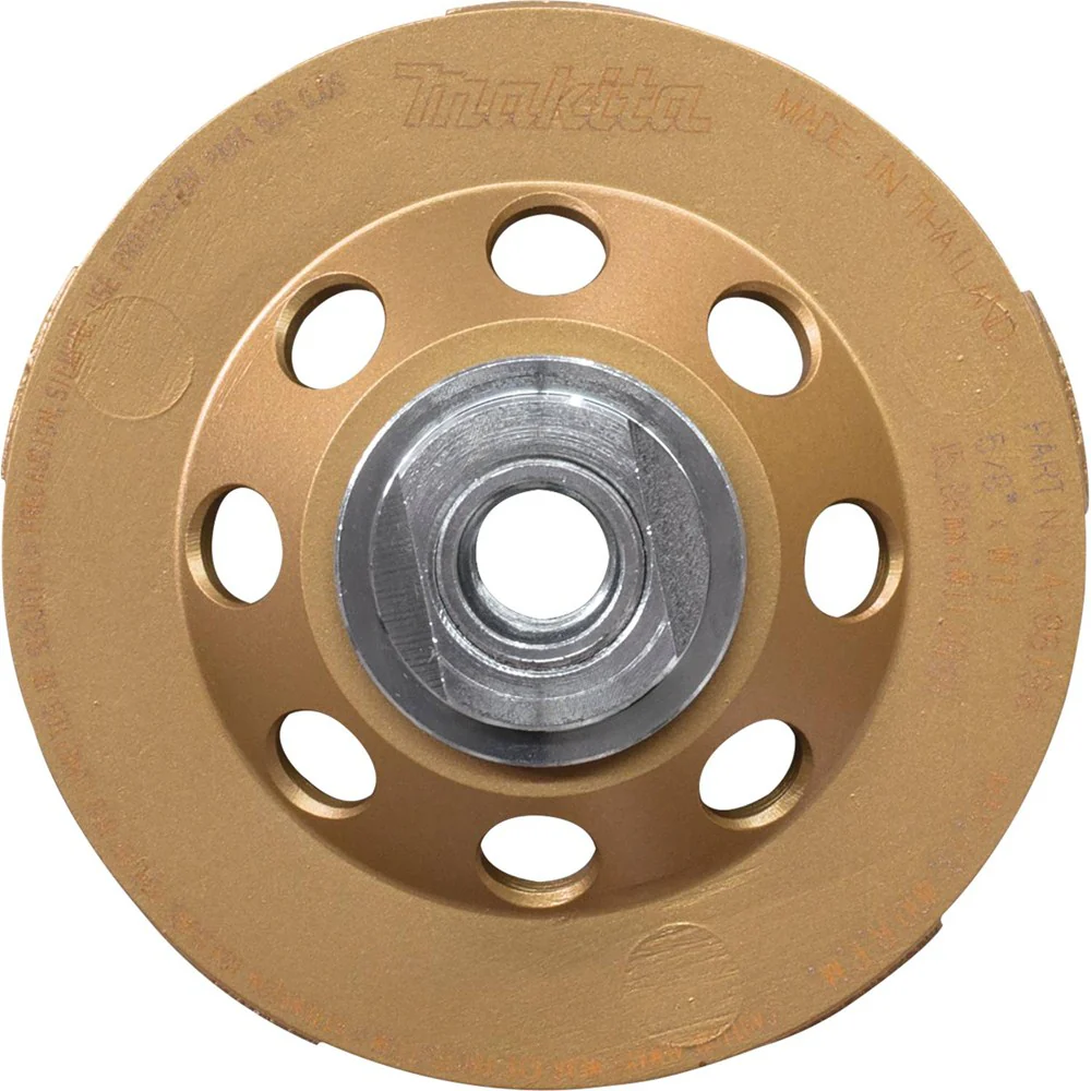 Makita A-96403 - 4-1/2" Low-Vibration Diamond Cup Wheel, 8 Segment Turbo - Image 4