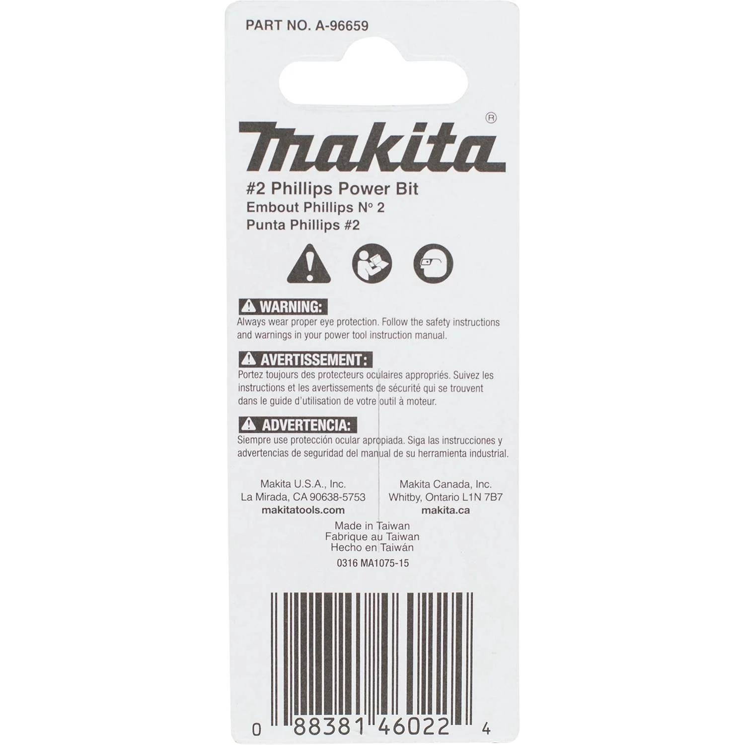 Makita A-96659 Impact X #2 Phillips 2″ Power Bit (2-Pack) - Image 4