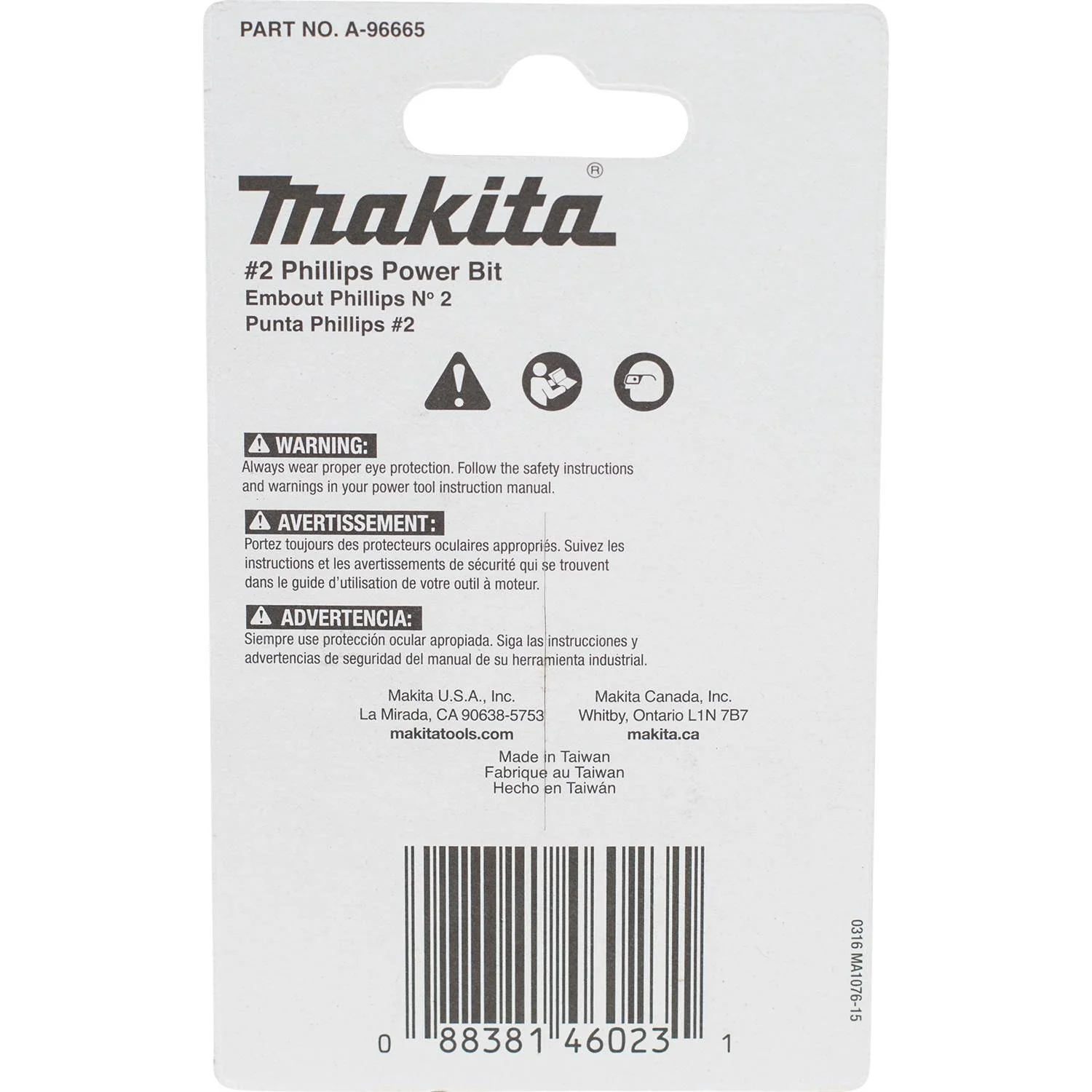 Makita Impact X #2 Phillips 2″ Power Bit (5-Pack) - Image 4