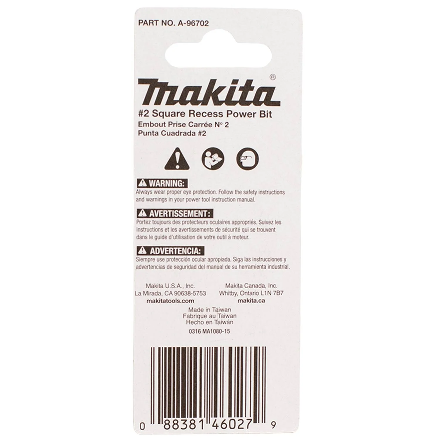 Makita A-96702 Impact X #2 Square Recess 2″ Power Bit (2-Pack) - Image 4