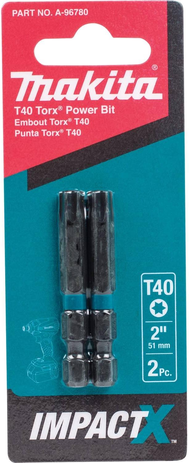 Makita A-96780 ImpactX T40 Torx 2″ Power Bit (Pack of 2) - Image 4